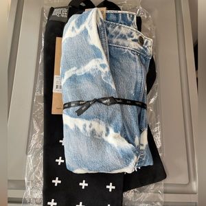 Ksubi Nine O Motley Light Blue Straight Jean Women's Size 31